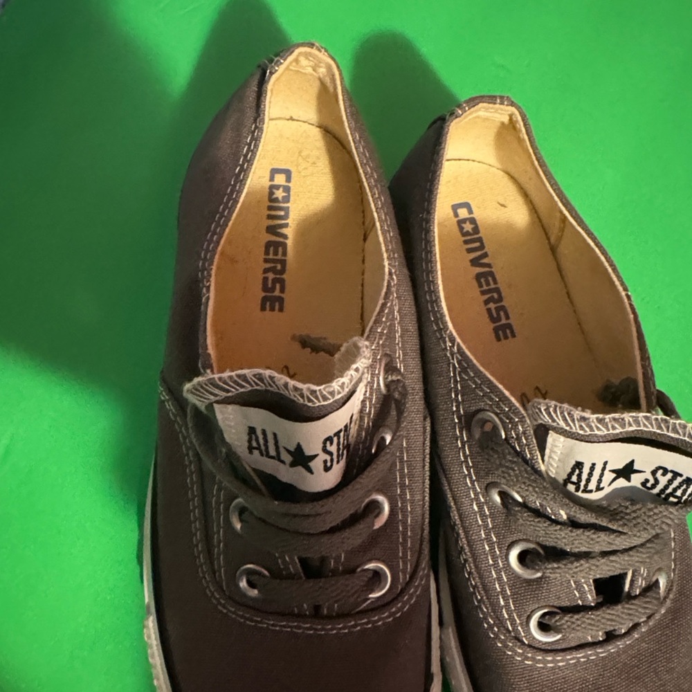 Converse All Star Low Top Sneakers — Charcoal Gray - Picture 16 of 17